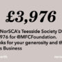 Teesside Dinner raises £3,976 for MFC Foundation